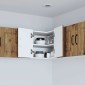 vidaXL Ντουλάπα Γωνίας PORTO Παλιό ξύλο 57 x 57 x 40 εκ.
