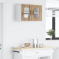 vidaXL Ραφιέρα τοίχου PORTO Δρύς Sonoma 60 x 31 x 40 εκ