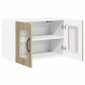vidaXL Ραφιέρα τοίχου PORTO Δρύς Sonoma 60 x 31 x 40 εκ