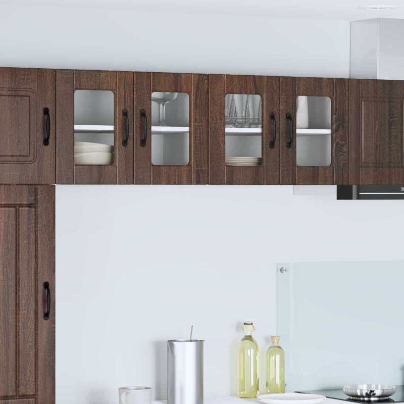 vidaXL Ραφιέρα τοίχου PORTO Καφέ δρυς 60 x 31 x 40 εκ