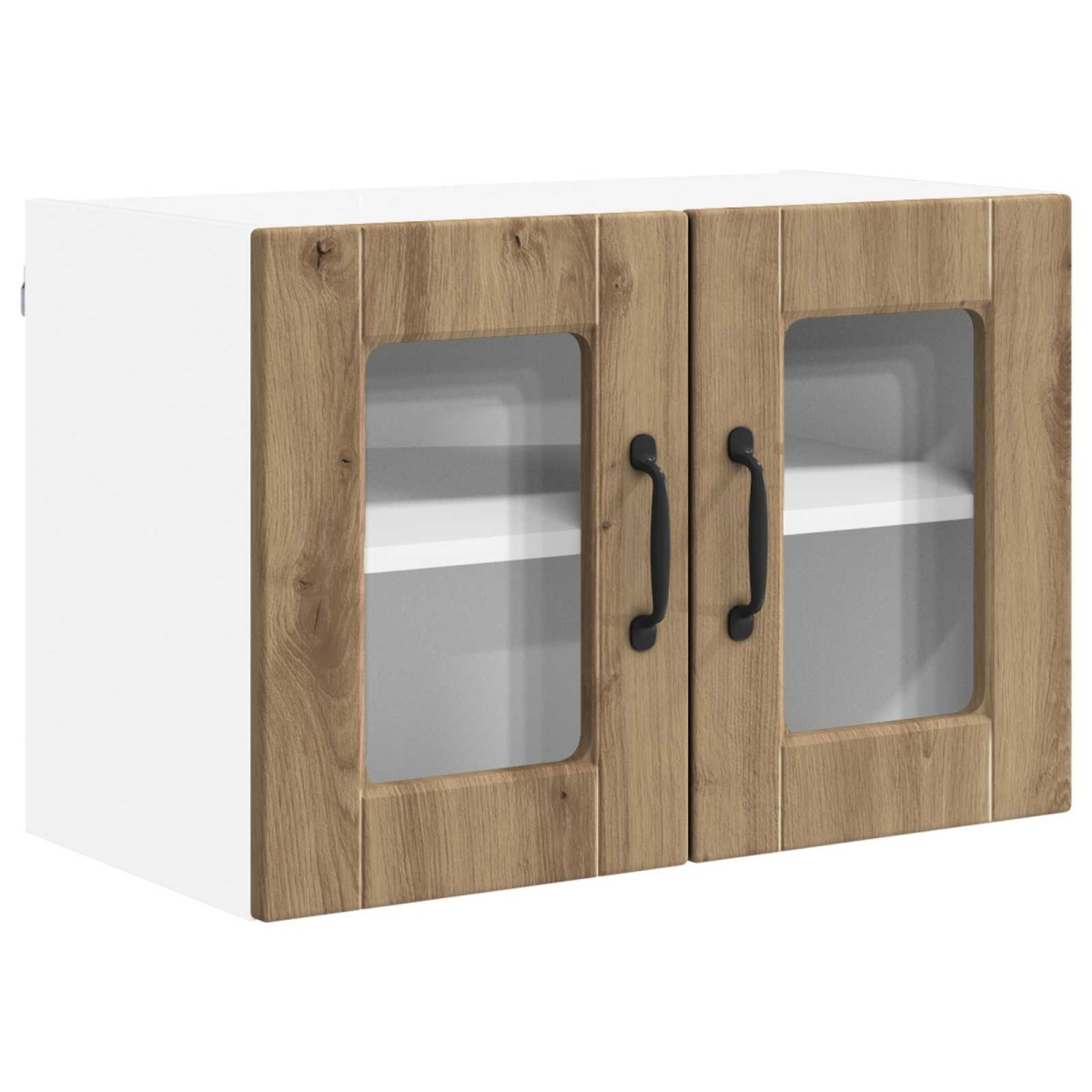 vidaXL Ραφιέρα τοίχου PORTO 2 τμχ. Artisan Oak Επεξεργασμένο Ξύλο