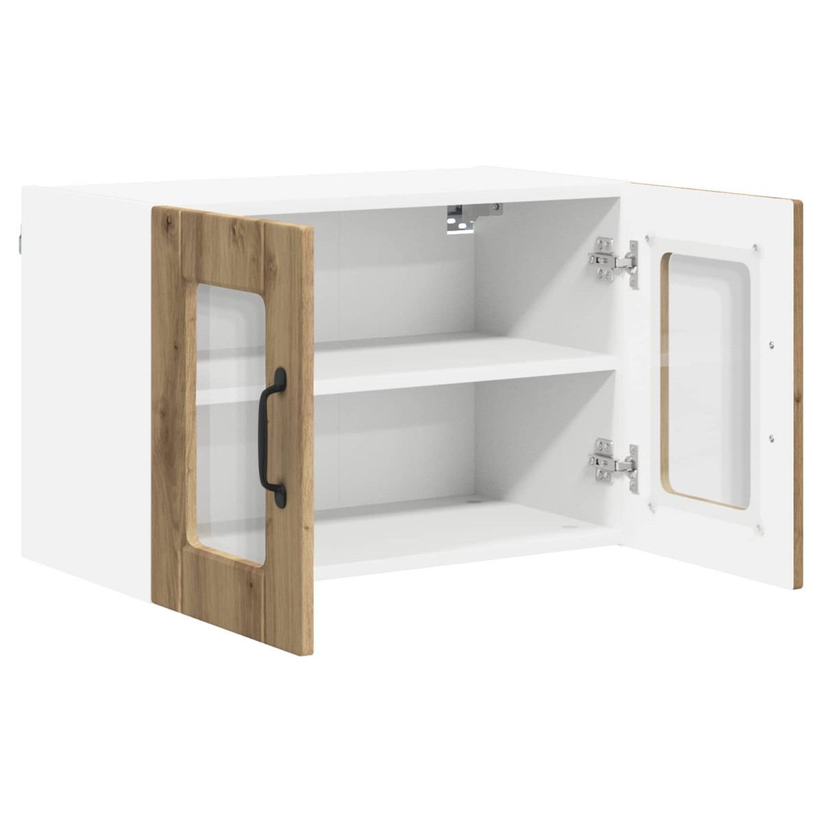 vidaXL Ραφιέρα τοίχου PORTO 2 τμχ. Artisan Oak Επεξεργασμένο Ξύλο