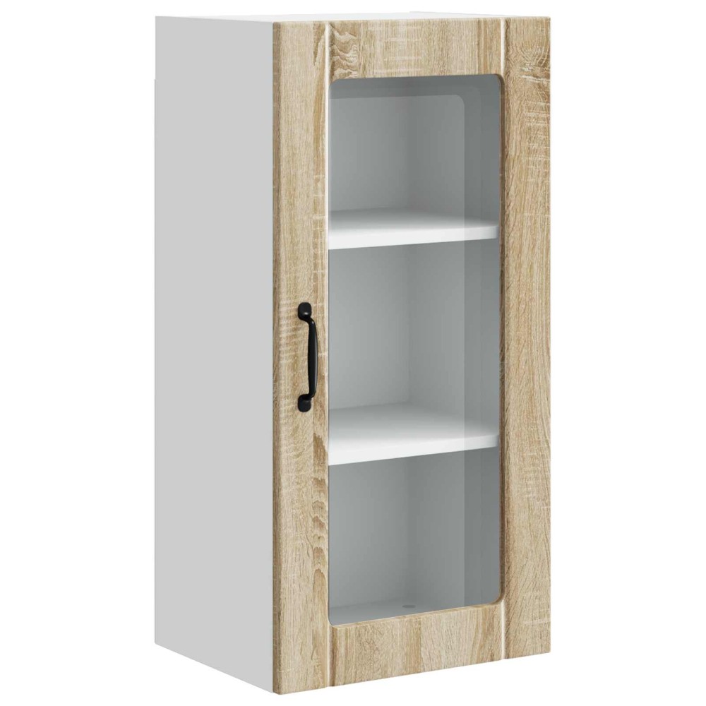 vidaXL Ραφιέρα τοίχου PORTO Δρύς Sonoma 40 x 31 x 80 εκ.