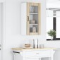 vidaXL Ραφιέρα τοίχου PORTO Δρύς Sonoma 40 x 31 x 80 εκ.
