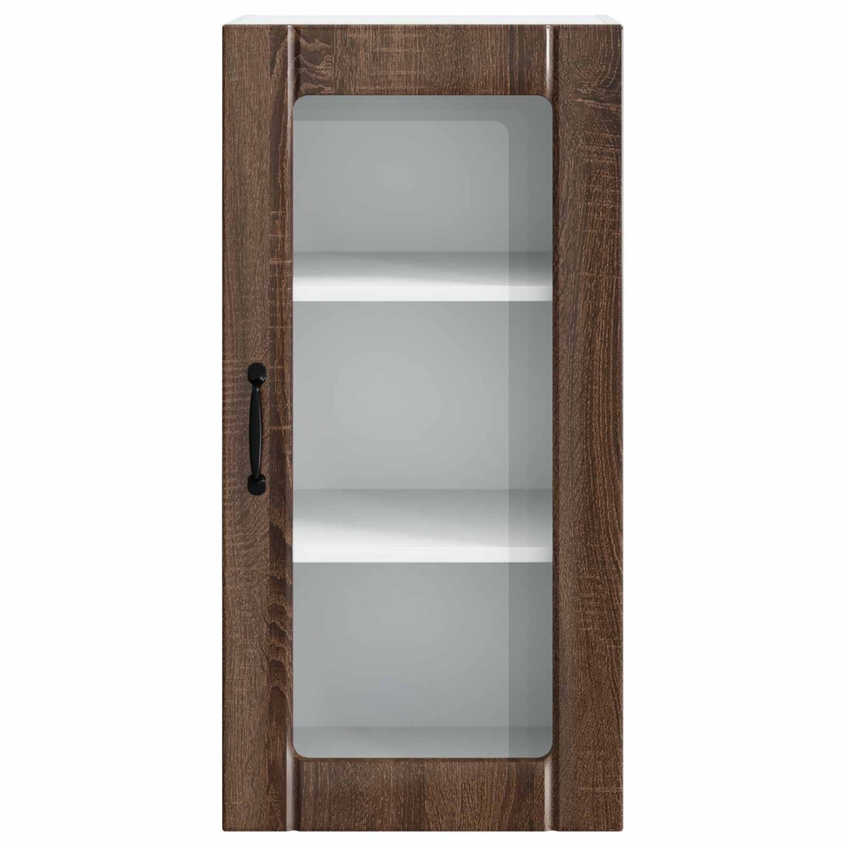 vidaXL Ραφιέρα τοίχου PORTO Καφέ δρυς 40 x 31 x 80 εκ.