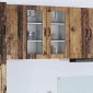 vidaXL Ραφιέρα τοίχου PORTO Παλιό ξύλο 40 x 31 x 80 εκ.