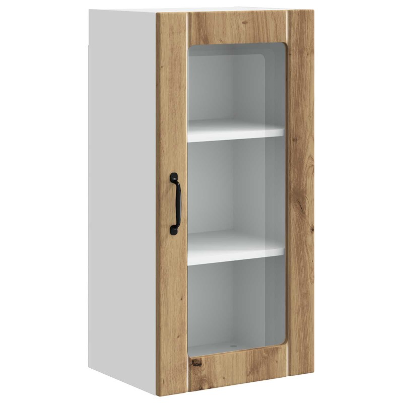 vidaXL Ραφιέρα τοίχου PORTO Artisan Oak 40 x 31 x 80 εκ.