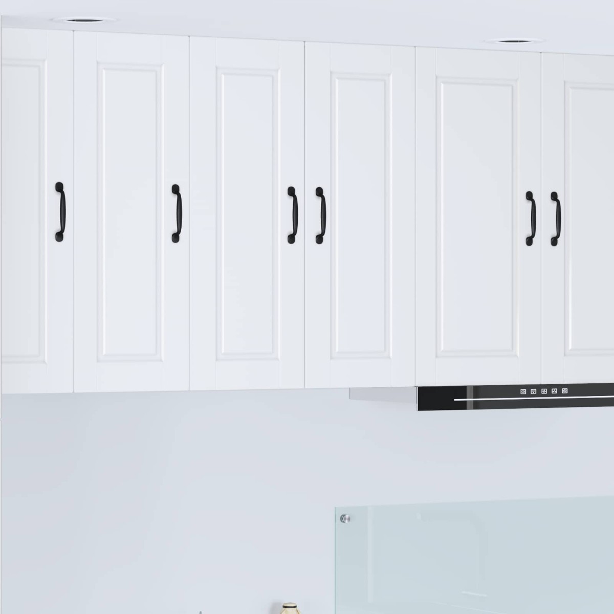 vidaXL Ντουλάπα Τοίχου PORTO Λευκό 30 x 31 x 80 εκ. Επεξεργασμένο Ξύλο