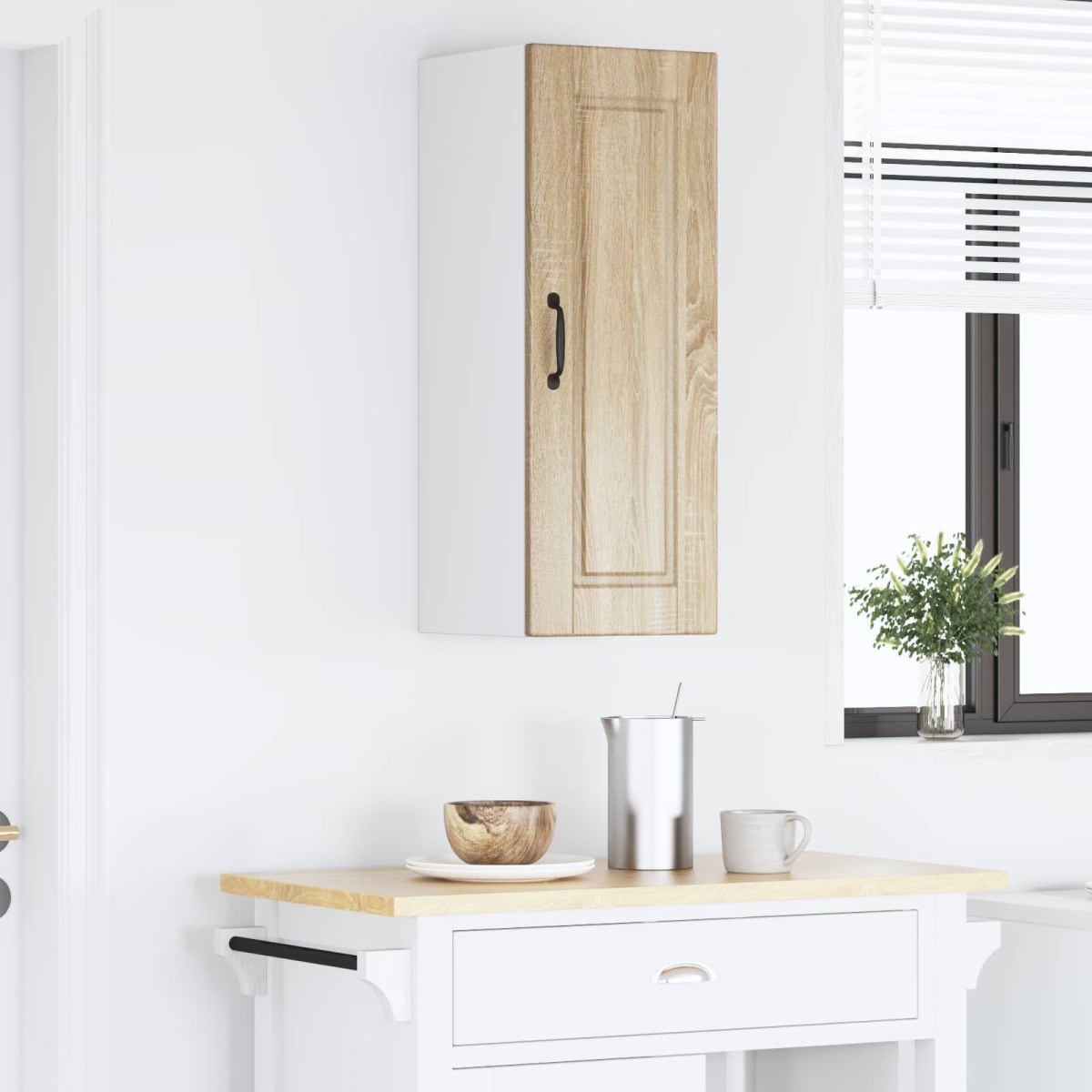 vidaXL Ντουλάπα Τοίχου PORTO Δρύς Sonoma 30 x 31 x 80 εκ.