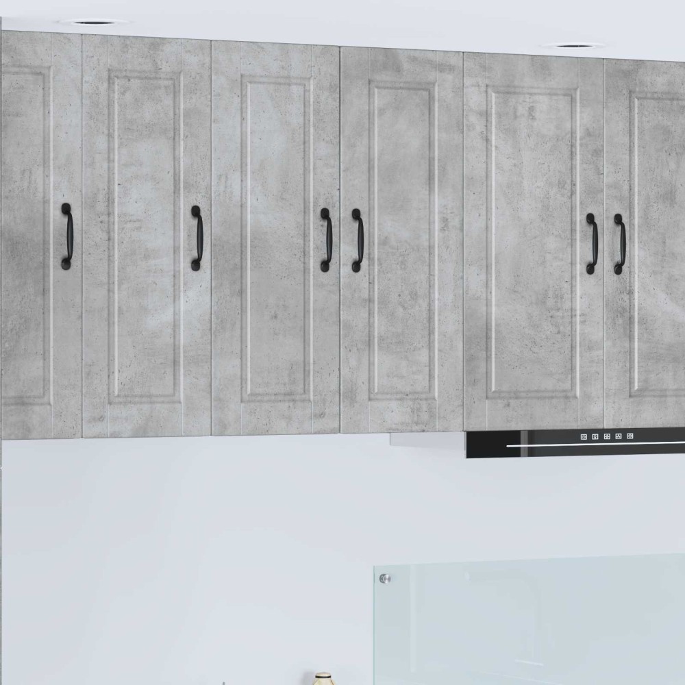 vidaXL Ντουλάπα Τοίχου PORTO Σκυρόδεμα Γκρι 30 x 31 x 80 εκ.