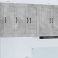 vidaXL Ντουλάπα Τοίχου PORTO Σκυρόδεμα Γκρι 30 x 31 x 80 εκ.