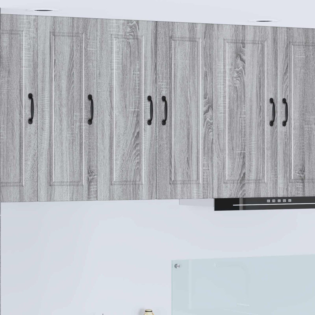 vidaXL Ντουλάπα Τοίχου PORTO Γκρίζο Σονομα 30 x 31 x 80 εκ.