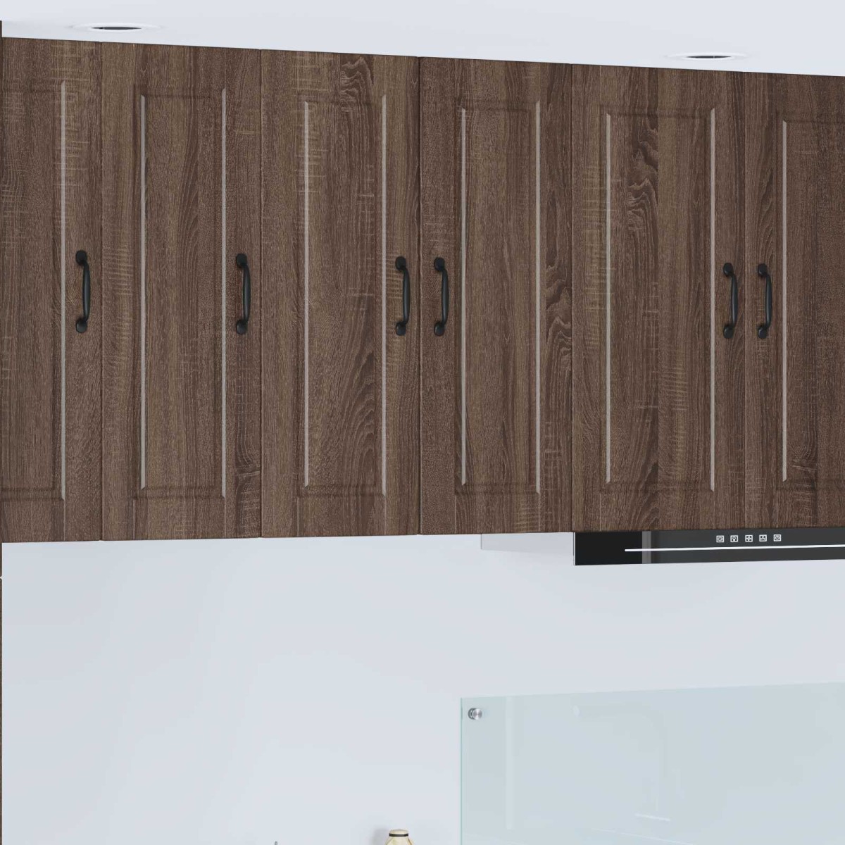 vidaXL Ντουλάπα Τοίχου PORTO Καφέ δρυς 30 x 31 x 80 εκ.