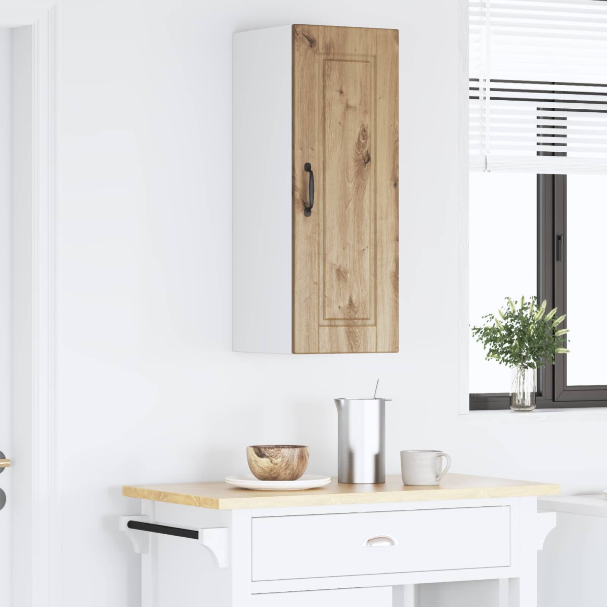vidaXL Ντουλάπα Τοίχου PORTO Artisan Oak 30 x 31 x 80 εκ.