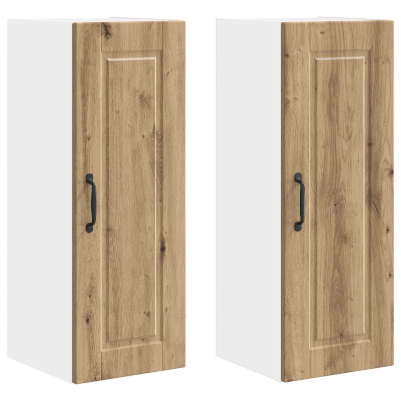 vidaXL Ντουλάπα Τοίχου PORTO 2 τμχ. Artisan Oak Επεξεργασμένο Ξύλο