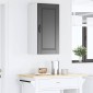 vidaXL Ντουλάπα Τοίχου PORTO Μαύρο 40 x 31 x 80 εκ. Επεξεργασμένο Ξύλο