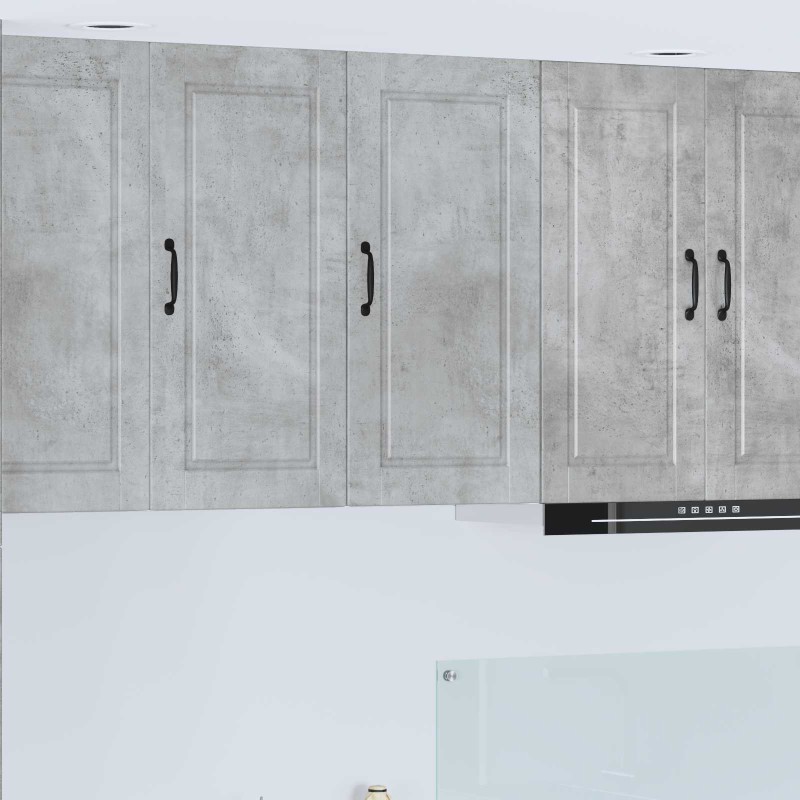vidaXL Ντουλάπα Τοίχου PORTO Σκυρόδεμα Γκρι 40 x 31 x 80 εκ.