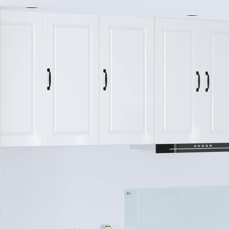 vidaXL Ντουλάπα Τοίχου PORTO Υψηλής γυαλάδας λευκό 40 x 31 x 80 εκ.