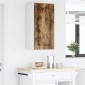 vidaXL Ντουλάπα Τοίχου PORTO Καπνιστό Δρύς 40 x 31 x 80 εκ.