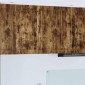 vidaXL Ντουλάπα Τοίχου PORTO Καπνιστό Δρύς 40 x 31 x 80 εκ.