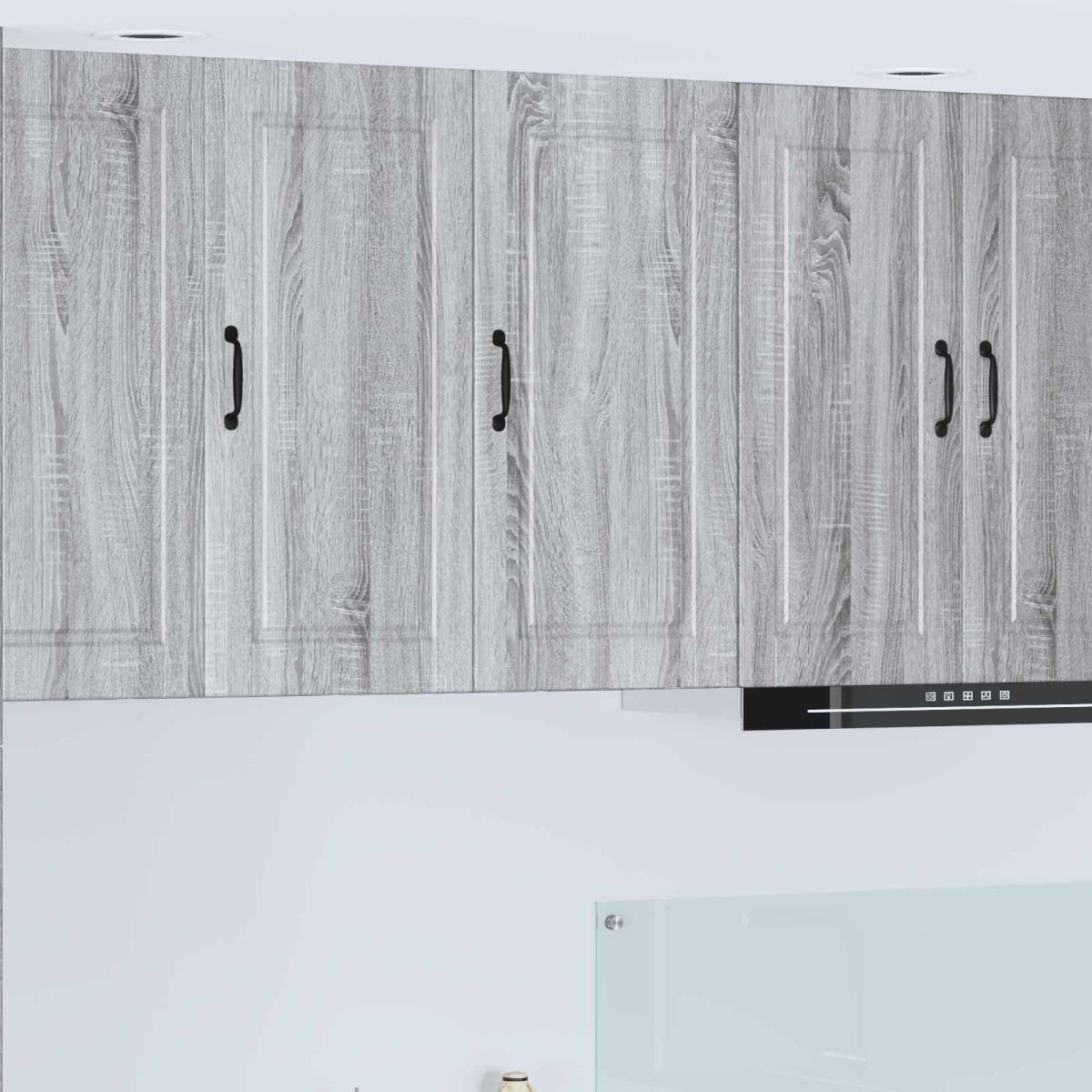 vidaXL Ντουλάπα Τοίχου PORTO Γκρίζο Σονομα 40 x 31 x 80 εκ.