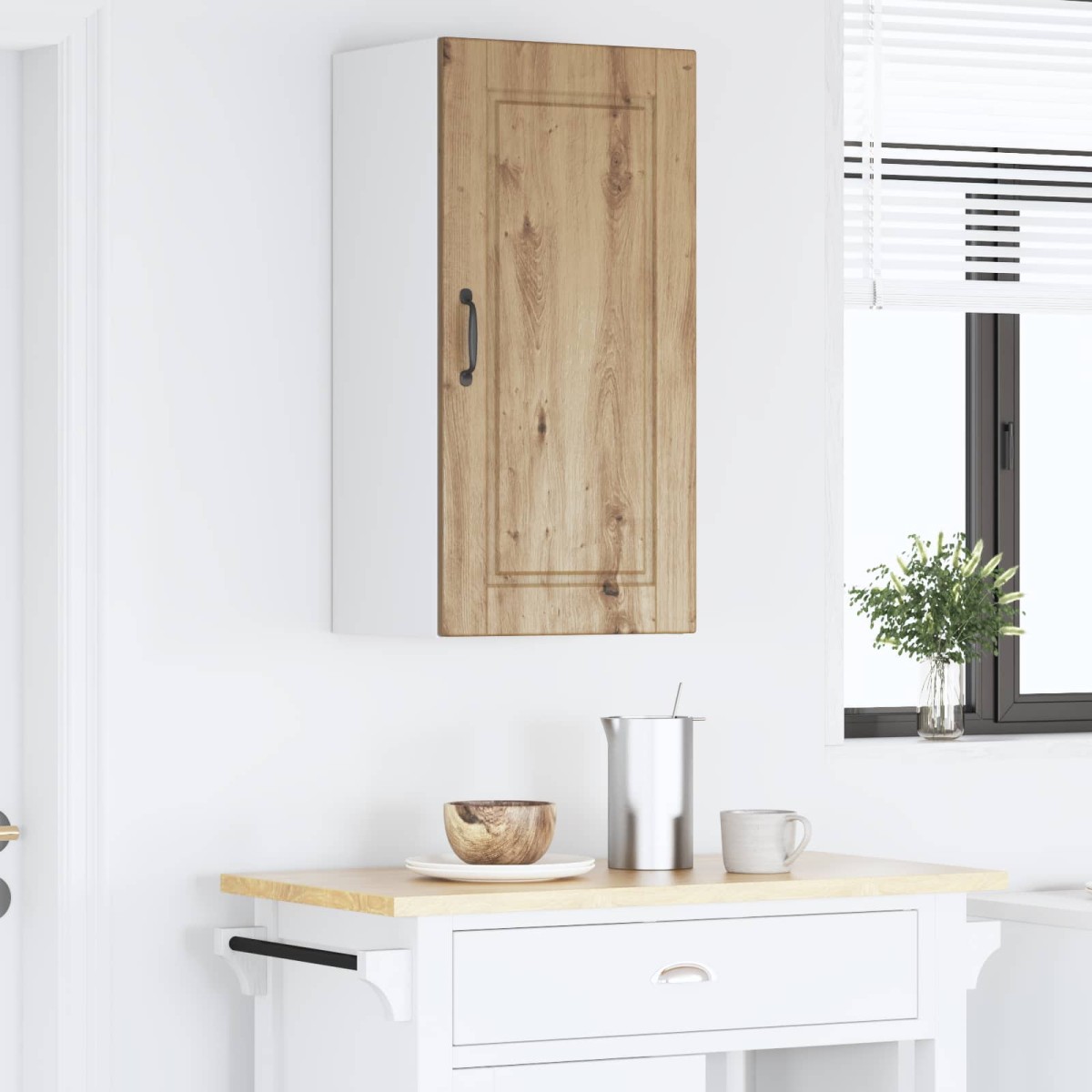 vidaXL Ντουλάπα Τοίχου PORTO Artisan Oak 40 x 31 x 80 εκ.