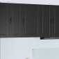 vidaXL Ντουλάπα Τοίχου PORTO Μαύρο 50 x 31 x 80 εκ. Επεξεργασμένο Ξύλο