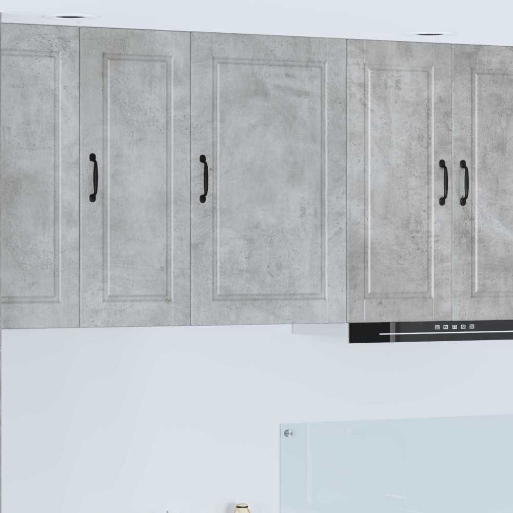 vidaXL Ντουλάπα Τοίχου PORTO Σκυρόδεμα Γκρι 50 x 31 x 80 εκ.