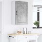 vidaXL Ντουλάπα Τοίχου PORTO Σκυρόδεμα Γκρι 50 x 31 x 80 εκ.