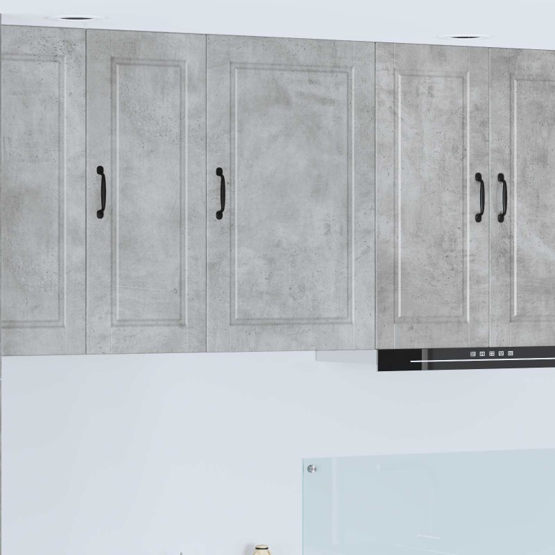 vidaXL Ντουλάπα Τοίχου PORTO Σκυρόδεμα Γκρι 50 x 31 x 80 εκ.