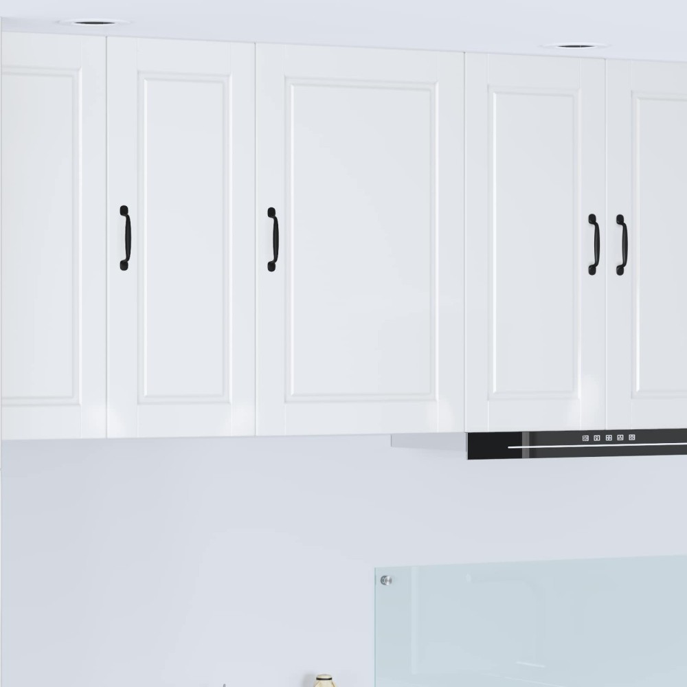 vidaXL Ντουλάπα Τοίχου PORTO Υψηλής γυαλάδας λευκό 50 x 31 x 80 εκ.