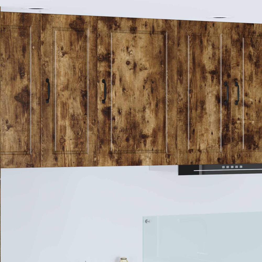 vidaXL Ντουλάπα Τοίχου PORTO Καπνιστό Δρύς 50 x 31 x 80 εκ.