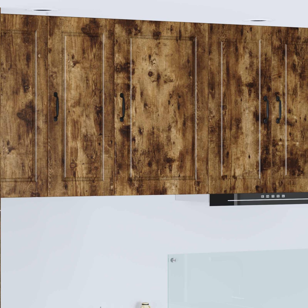 vidaXL Ντουλάπα Τοίχου PORTO Καπνιστό Δρύς 50 x 31 x 80 εκ.