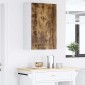 vidaXL Ντουλάπα Τοίχου PORTO Καπνιστό Δρύς 50 x 31 x 80 εκ.