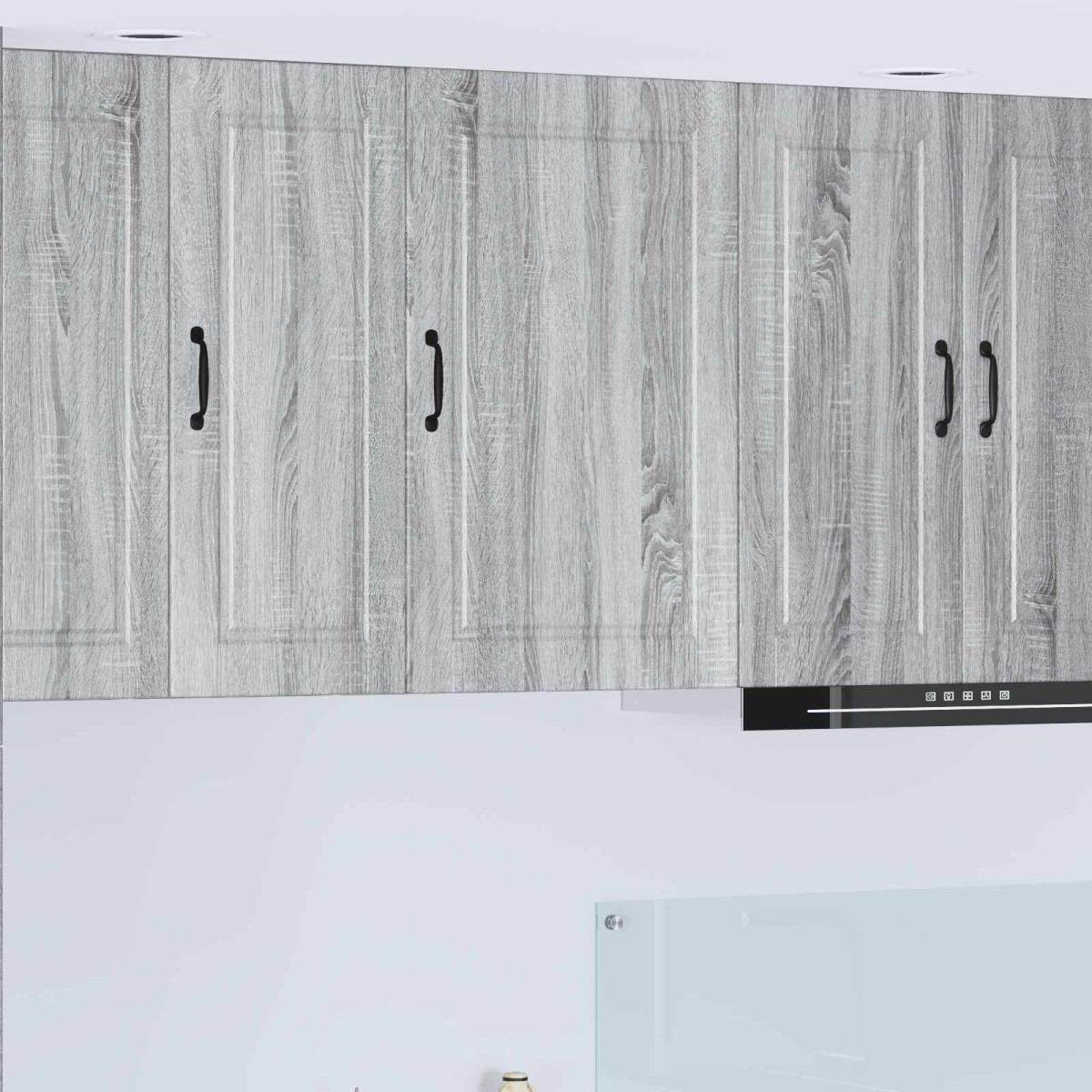 vidaXL Ντουλάπα Τοίχου PORTO Γκρίζο Σονομα 50 x 31 x 80 εκ.