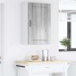 vidaXL Ντουλάπα Τοίχου PORTO Γκρίζο Σονομα 50 x 31 x 80 εκ.