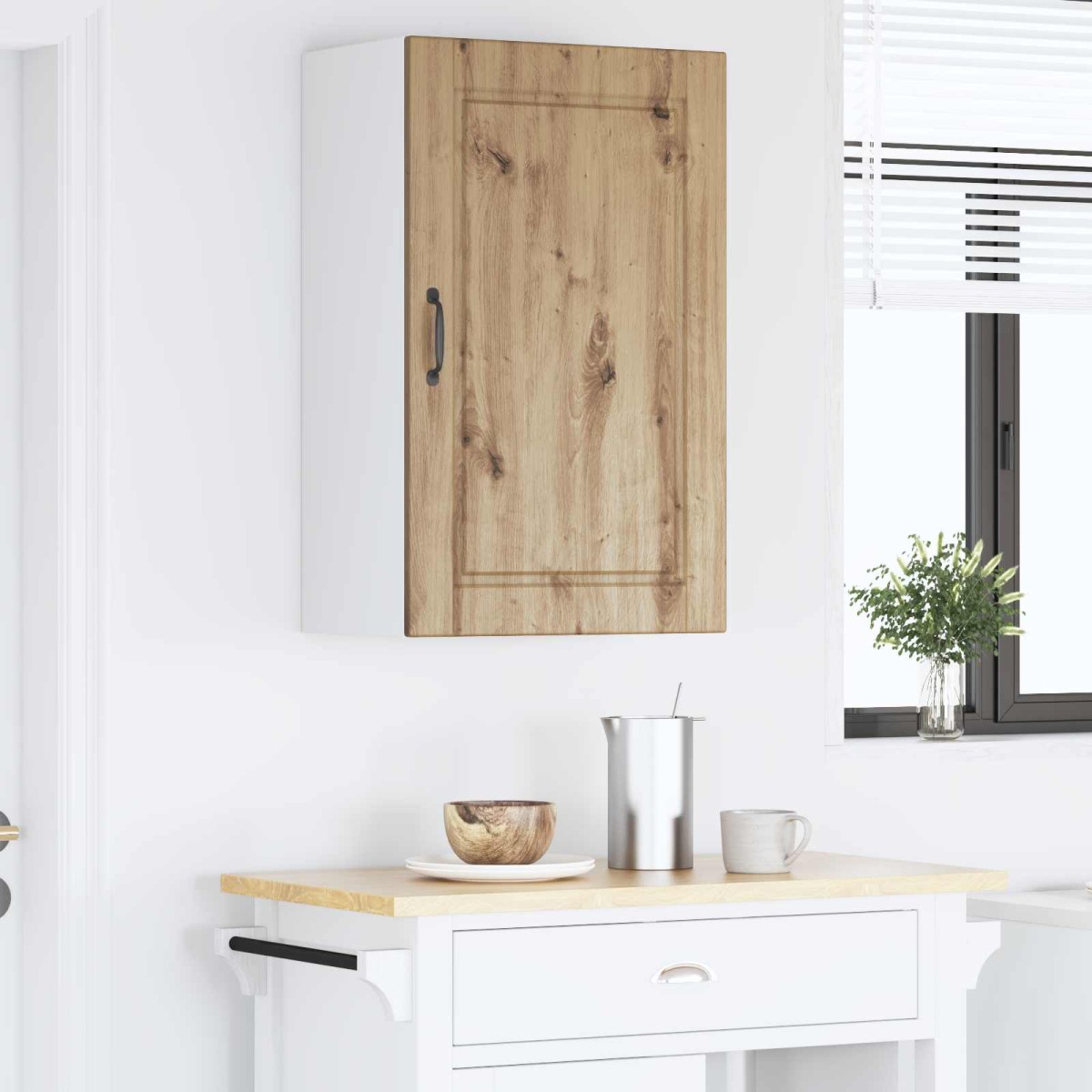 vidaXL Ντουλάπα Τοίχου PORTO Artisan Oak 50 x 31 x 80 εκ.