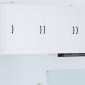 vidaXL Ντουλάπα Τοίχου PORTO Λευκό 60 x 31 x 80 εκ. Επεξεργασμένο Ξύλο
