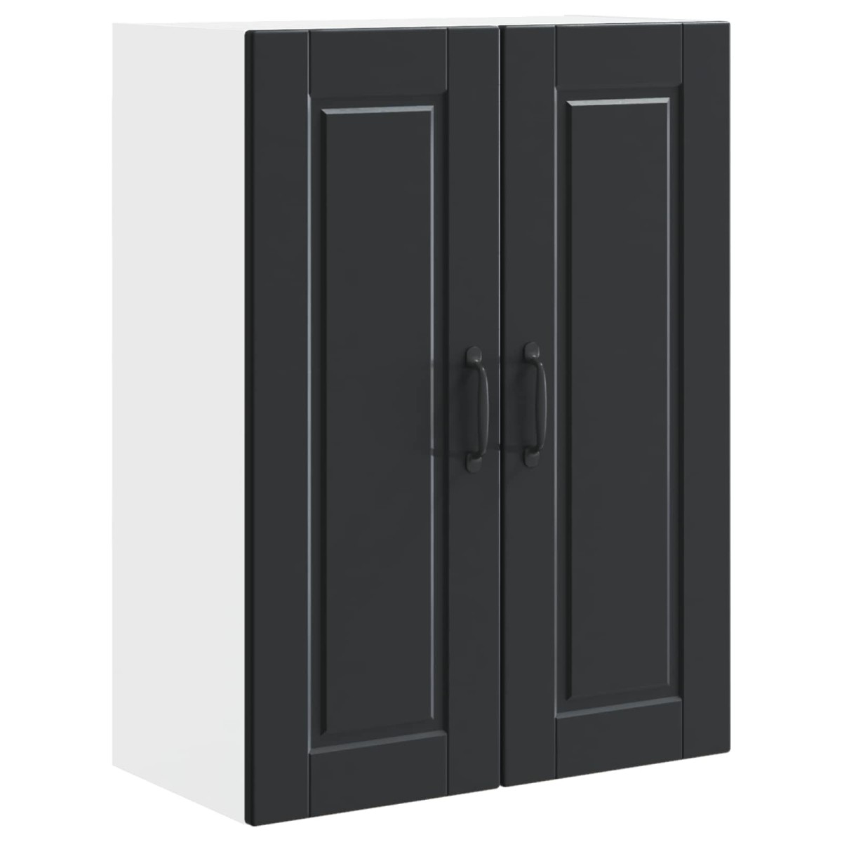 vidaXL Ντουλάπα Τοίχου PORTO Μαύρο 60 x 31 x 80 εκ. Επεξεργασμένο Ξύλο