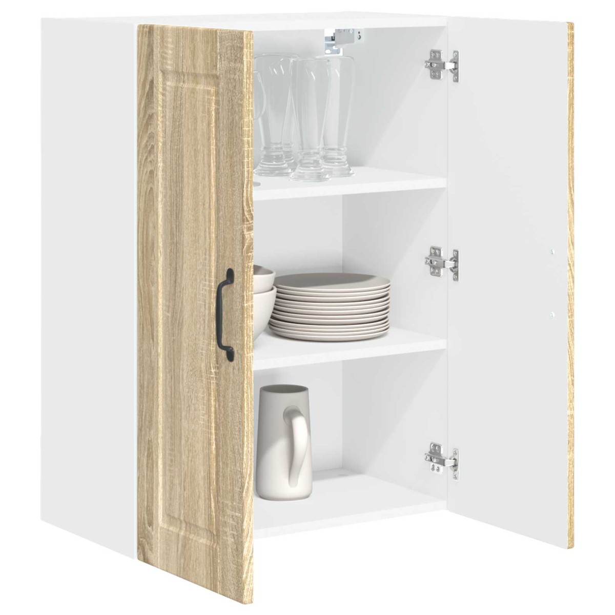 vidaXL Ντουλάπα Τοίχου PORTO Δρύς Sonoma 60 x 31 x 80 εκ.