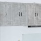 vidaXL Ντουλάπα Τοίχου PORTO Σκυρόδεμα Γκρι 60 x 31 x 80 εκ.