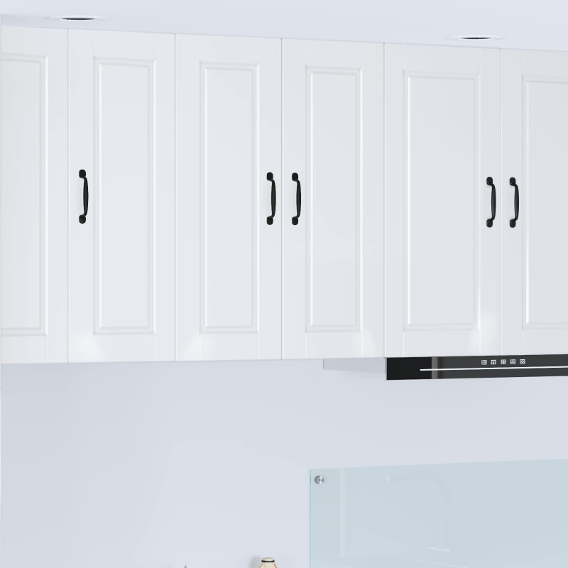 vidaXL Ντουλάπα Τοίχου PORTO Υψηλής γυαλάδας λευκό 60 x 31 x 80 εκ.