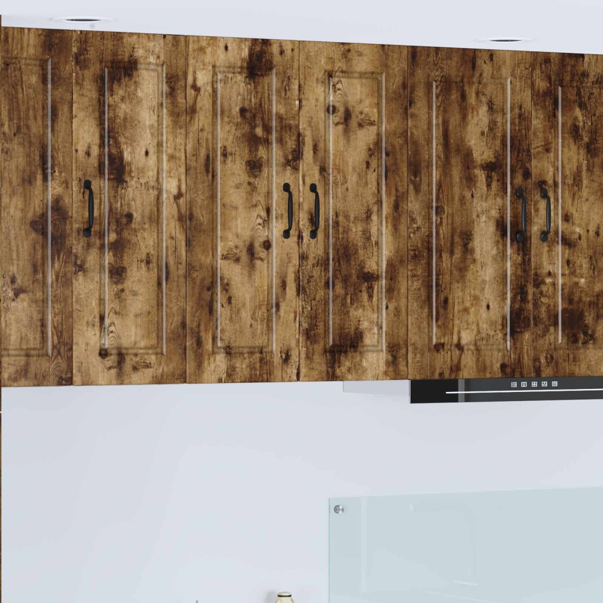 vidaXL Ντουλάπα Τοίχου PORTO Καπνιστό Δρύς 60 x 31 x 80 εκ.