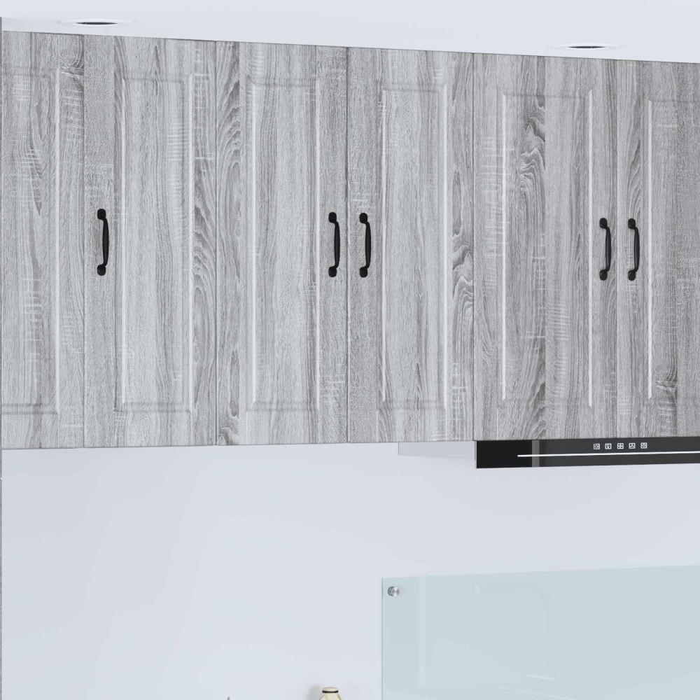 vidaXL Ντουλάπα Τοίχου PORTO Γκρίζο Σονομα 60 x 31 x 80 εκ.
