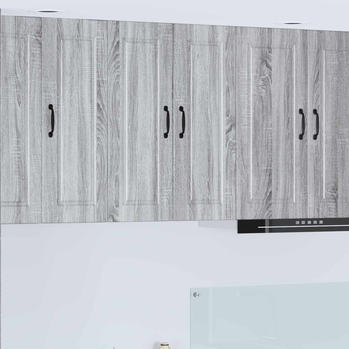 vidaXL Ντουλάπα Τοίχου PORTO Γκρίζο Σονομα 60 x 31 x 80 εκ.