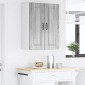 vidaXL Ντουλάπα Τοίχου PORTO Γκρίζο Σονομα 60 x 31 x 80 εκ.