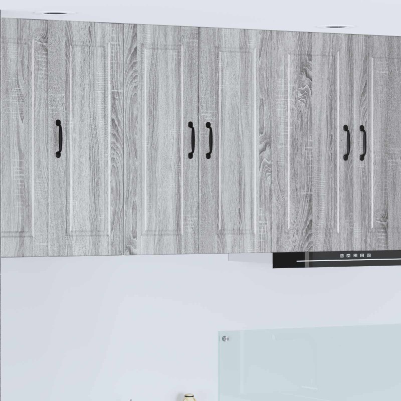 vidaXL Ντουλάπα Τοίχου PORTO Γκρίζο Σονομα 60 x 31 x 80 εκ.