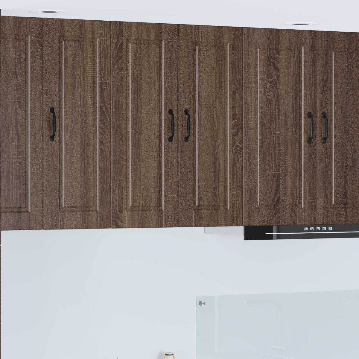vidaXL Ντουλάπα Τοίχου PORTO Καφέ δρυς 60 x 31 x 80 εκ.