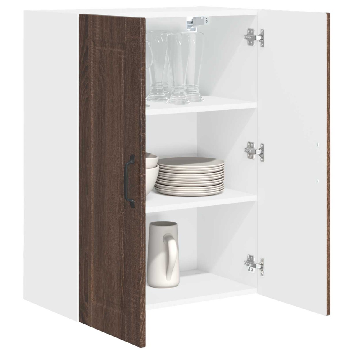 vidaXL Ντουλάπα Τοίχου PORTO Καφέ δρυς 60 x 31 x 80 εκ.