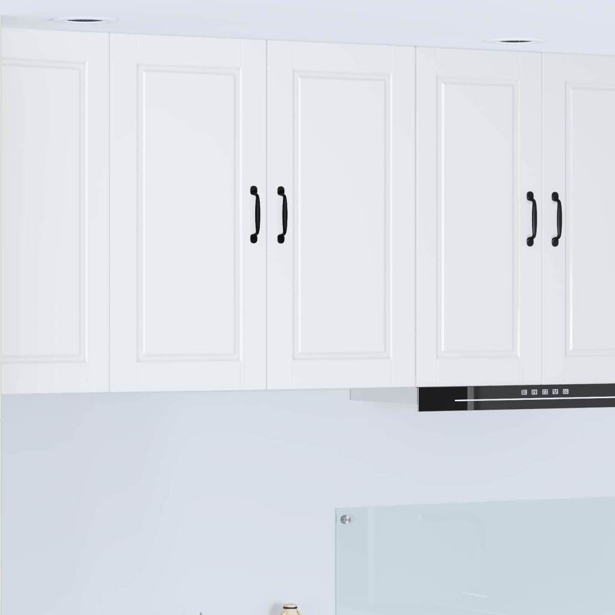 vidaXL Ντουλάπα Τοίχου PORTO Λευκό 80 x 31 x 80 εκ. Επεξεργασμένο Ξύλο
